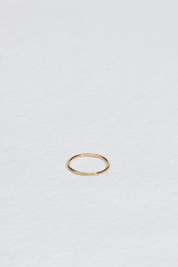 rounded gold band