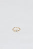 gold four prong emerald cut white diamond ring