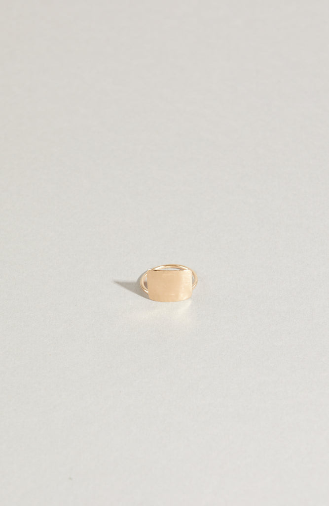 gold ring with gold plate