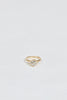 gold six prong ring with old euro cut round diamond