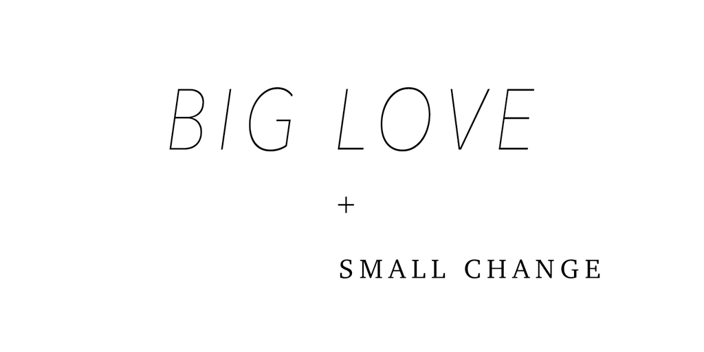 BIG LOVE and Small Change