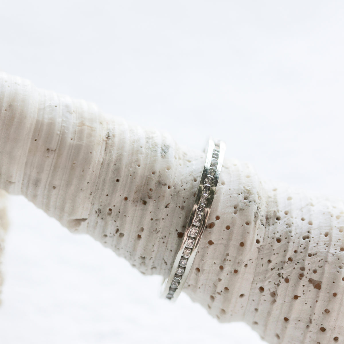JP CHANNEL SET ETERNITY BAND | Jane Pope Jewelry