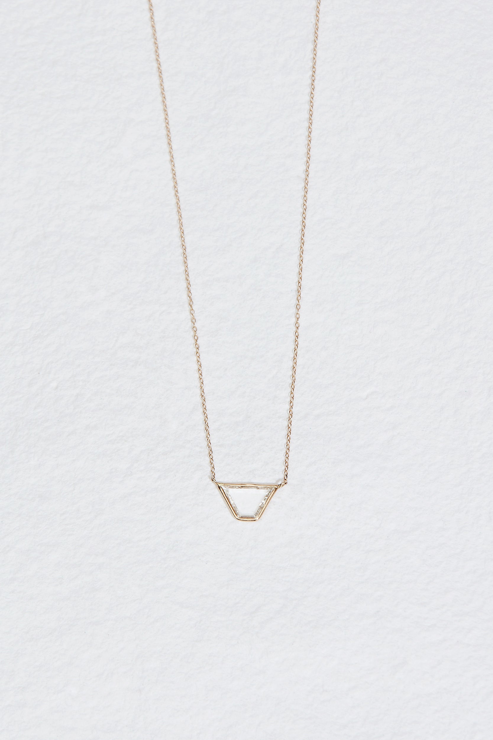 JP TRAPEZOID DIAMOND SLICE NECKLACE | Jane Pope Jewelry