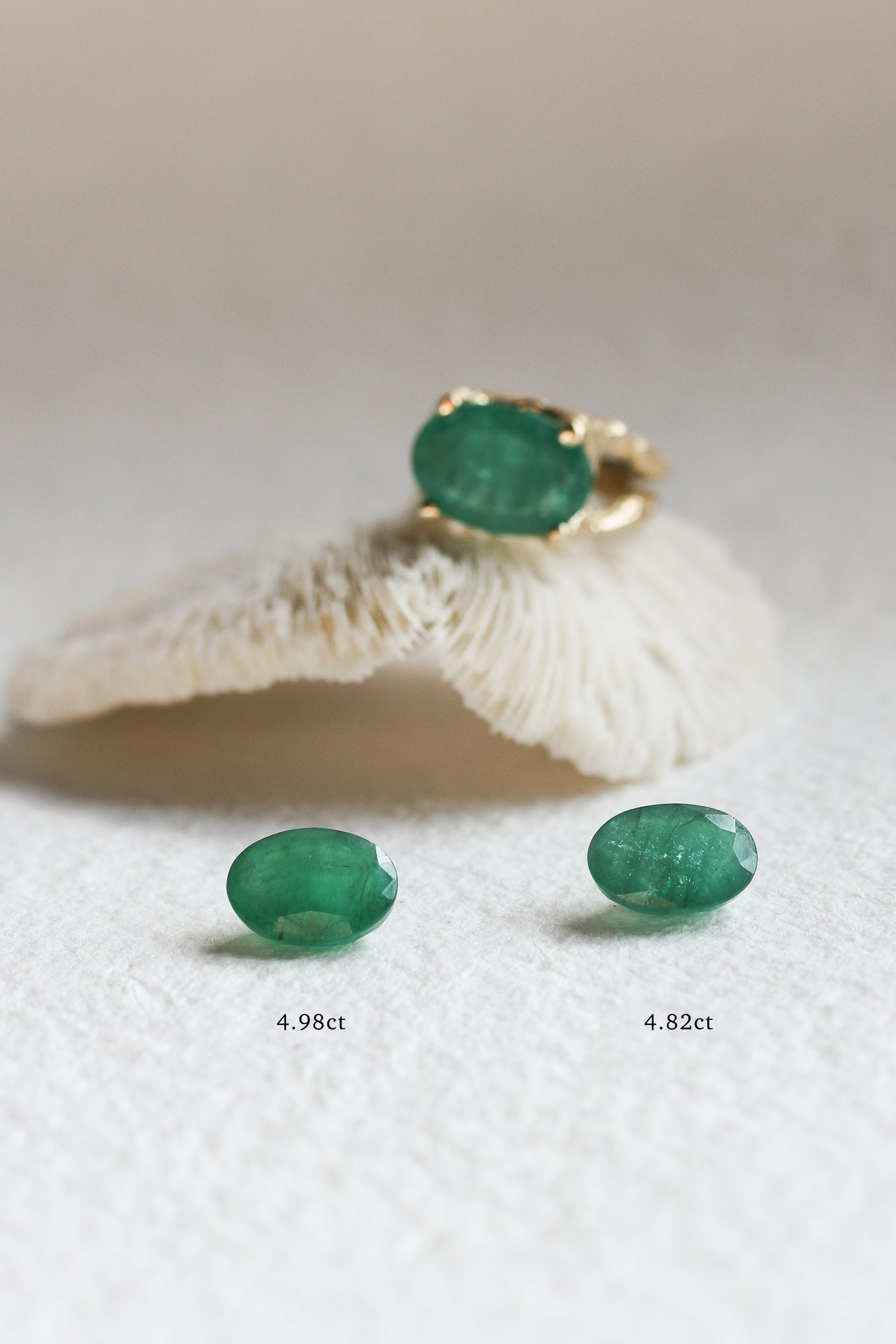 JP EMERALD BRANCH RING | Jane Pope Jewelry