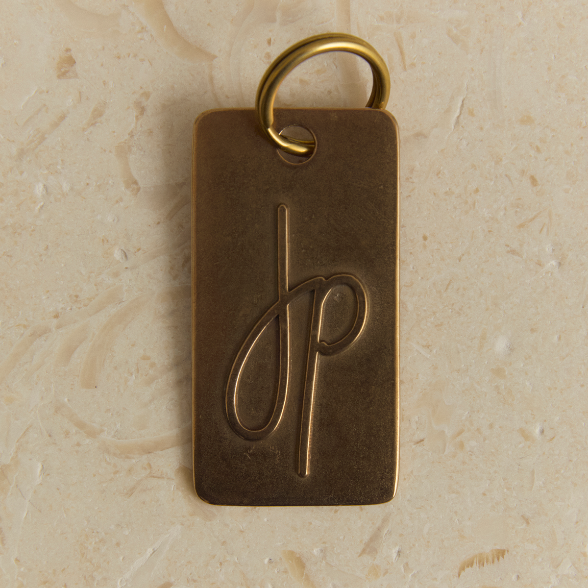 JP Bronze Keychain | Jane Pope Jewelry