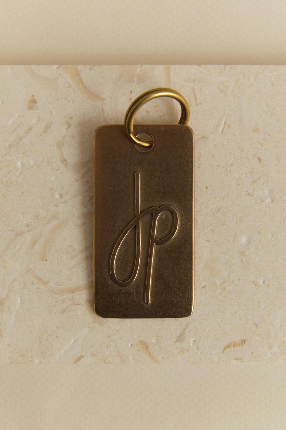 JP Bronze Keychain | Jane Pope Jewelry