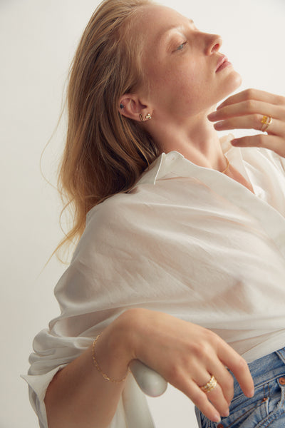JP RECTANGLE STUDS | Jane Pope Jewelry