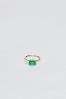 JP FOUR PRONG RECTANGLE TWIG RING | Jane Pope Jewelry