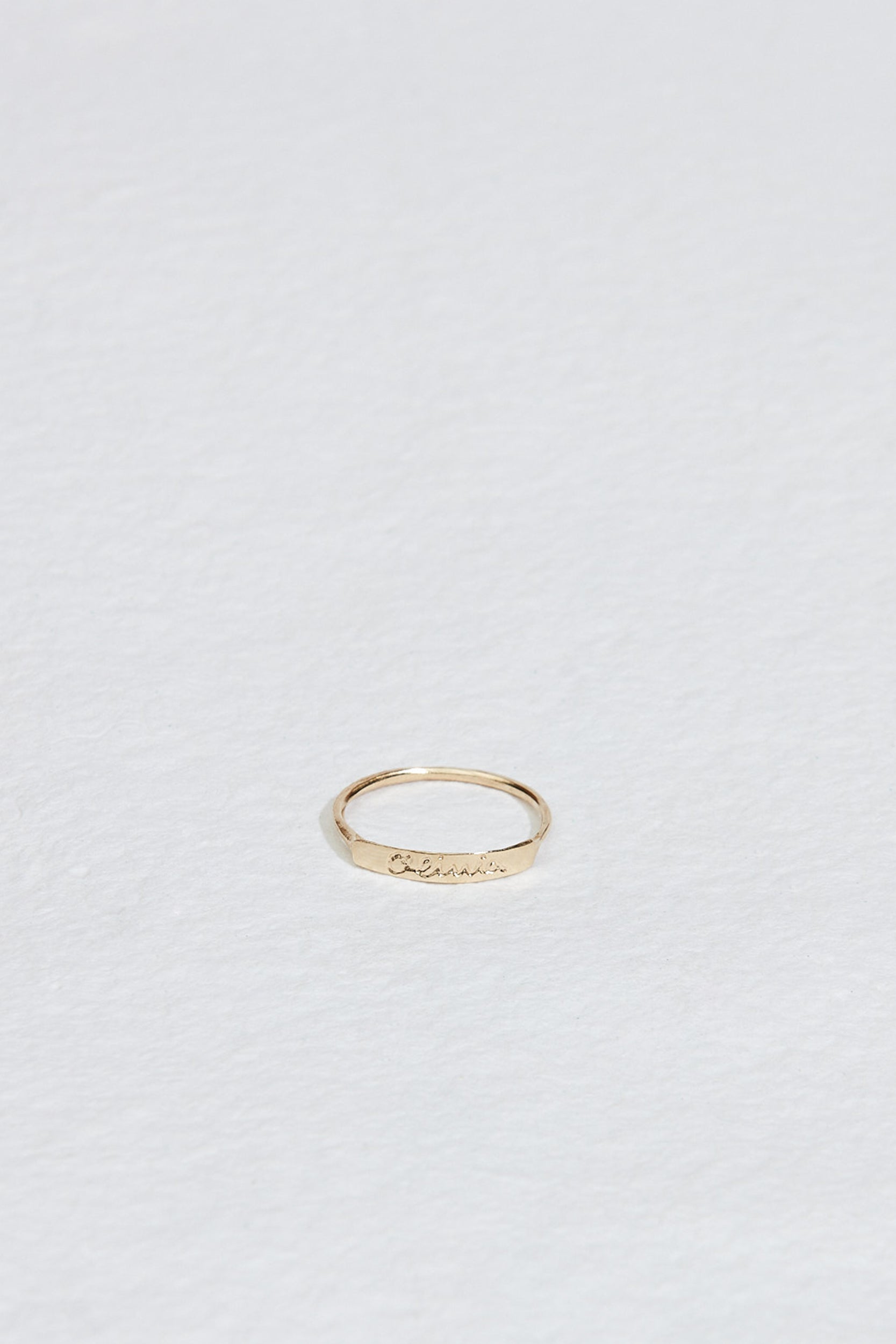 JP NAME RING | Jane Pope Jewelry