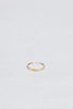 gold ring with hand engraved front plate