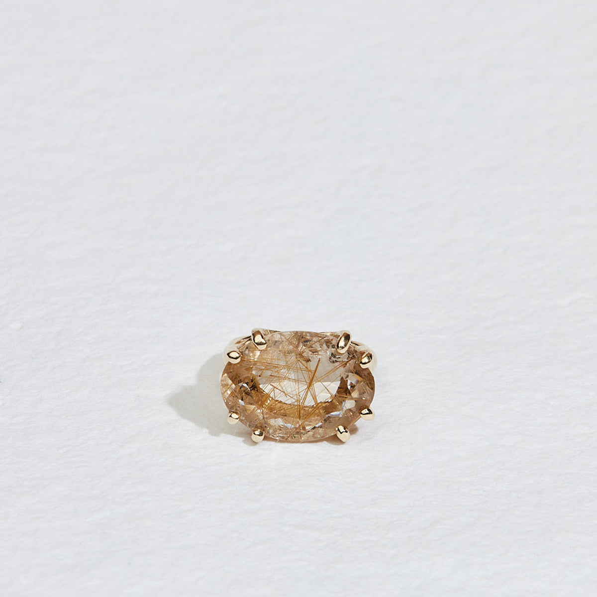 アクセサリー Rutilated Quartz One of Kind Canan Ring 1338 Rutilated Quartz | One of a Kind Canan Ring – Adlin Hue