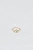 gold six prong ring with old mine cut diamond